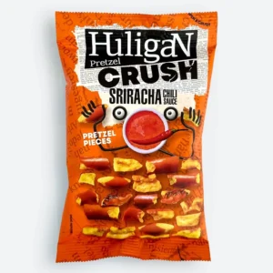Huligan Pretzel crush sriracha chili sauce